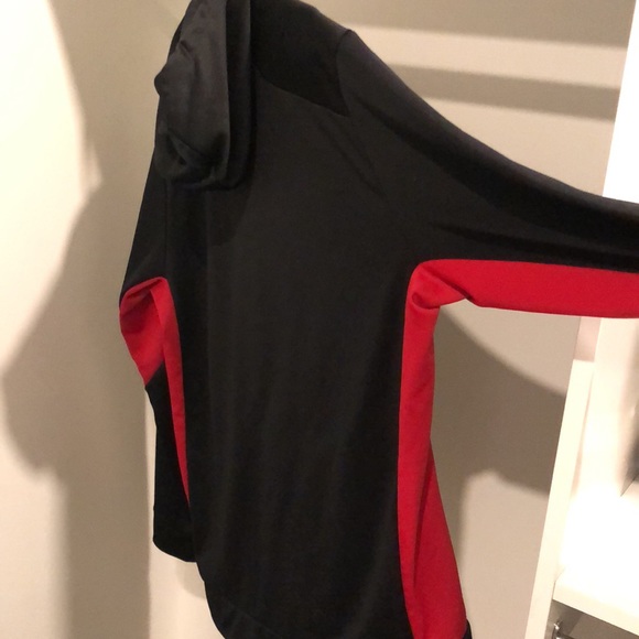 Nike black/red Therma-Fit hoodie. Large. - Picture 2 of 3